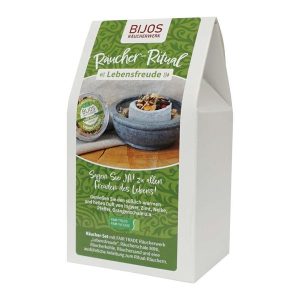 Bijos Räucher-Ritual Lebensfreude FAIR TRADE Räucherset von Bijos