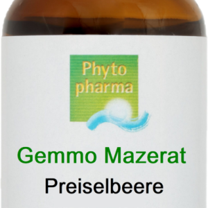 Gemmo Mazerat "Preiselbeere" (Vaccinium vitis-idaea), 50ml, von Phytopharma