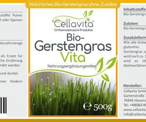 Bio Gerstengras Vita, 500g, von CELLAVITA