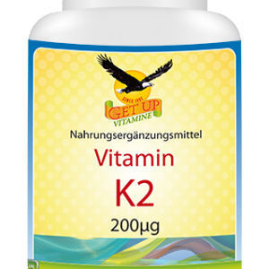 K2, Vitamin K2 200µg, 60 Kapseln, von Getup