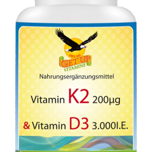 K2 + D3, 100 Kapseln, von Getup