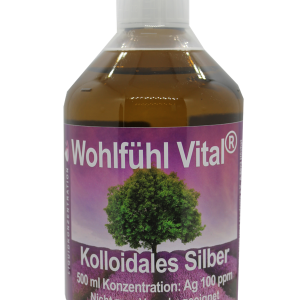Kolloidales Silber 100ppm, 500ml, von Wohlfühl Vital