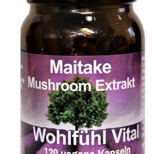 Maitake Mushroom Extrakt, 120 Kapseln, von Wohlfühl Vital