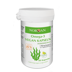Omega 3 Vegan, 80 Kapseln, von Norsan