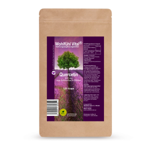 Quercetin, 120 Kapseln (vegan), Nachfüllpackung, von Wohlfühl Vital
