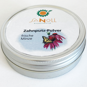 Sanoll Zahnputz-Pulver frische Minze 50g