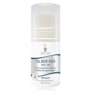 Silber Deo, Roll-on, intensiv, 50ml, von Bioturm
