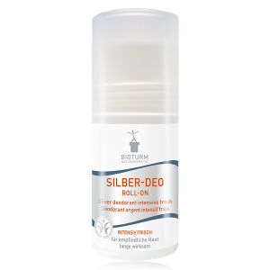 Silber Deo, Roll-on, intensiv frisch, 50ml, von Bioturm