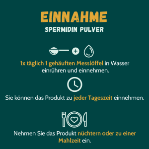 Spermidin, 120g Pulver , 1mg, von Sinoplasan