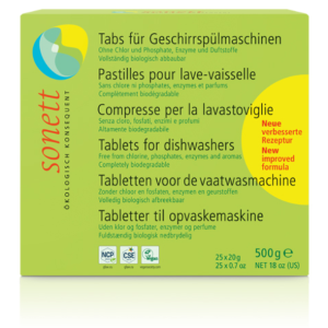 Tabs für Geschirrspülmaschinen 500g von Sonett