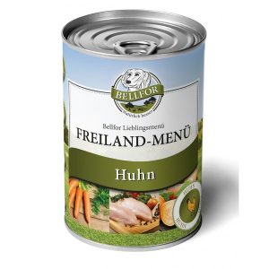 Hundefutter Freiland-Menü Huhn 400g von Bellfor