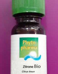Ätherisches Öl 100% naturrein Zitrone BIO 10ml von Phytopharma