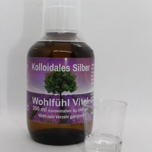 Kolloidales Silber 100ppm, 200ml, von Wohlfühl Vital