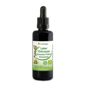 Leber 10 Kräuter Tinktur 50ml von Biotraxx