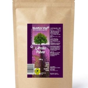L-Prolin Pulver, 100g, von Wohlfühl Vital