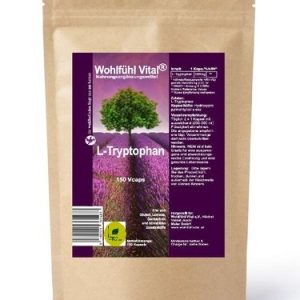 L-Tryptophan 500mg, 150 veg. Kapseln, von WohlfühlVital