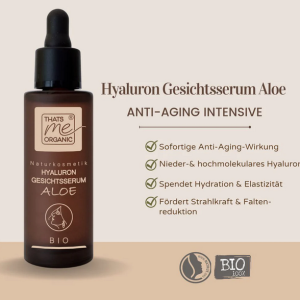 Veganes Hyaluron-Gesichtsserum mit Aloe 30ml von Thats me organic