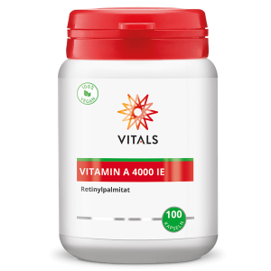 Vitamin A 4000 IE, 100 Kapseln, von Vitals