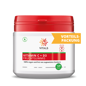Vitamin C + D3 120 Fruchtgummis von Vitals