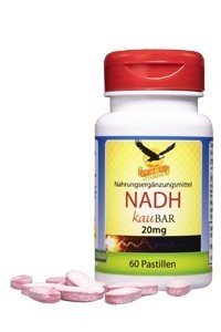 NADH kaubar 20mg, 60 Pastillen, von Getup