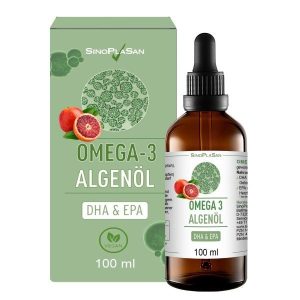 Omega-3 Algenöl Orange DHA+EPA 100 ml von SinoPlasan