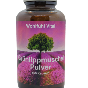 Grünlippmuscheln, 150 Kapseln, von Wohlfühl Vital
