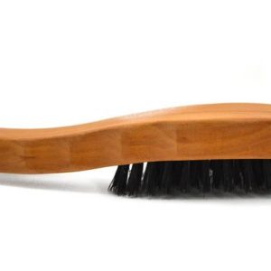 Profi-Haarbürste Fingerform "Die Ergonomische" aus Birnbaumholz & Wildschweinborste