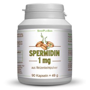 Spermidin, 90 Kapseln, 1mg, von Sinoplasan