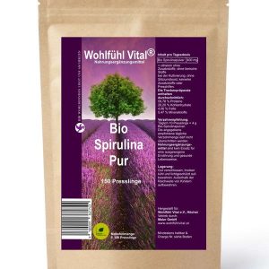 Spirulina Bio PUR Vegan Wohlfühl Vital, 150 Presslinge, von Wohlfühl Vital