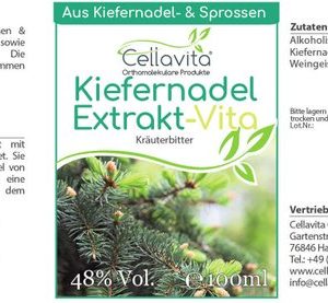 Tinktur Kiefernadel-Extrakt Vita, 100ml, von CELLAVITA