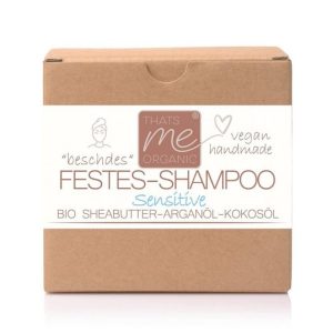 Veganes festes Shampoo "sensitive" empfindliche, gereizte Kopfhaut 40g Handmade