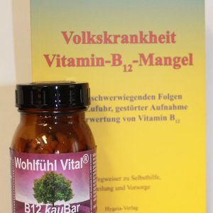 Aktion B12: 1x "Volkskrankheit Vit. B12 Mangel" Buch + B12 kaubar