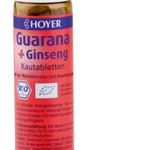 Guarana + Ginseng Lutschtabletten, 60 Lutschtabletten, von Hoyer