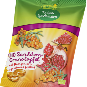 Bio-Bonbons Sanddorn-Granatapfel 100g von Liebhart´s