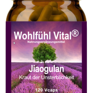 Jiaogulan, 120 Kapseln (vegan), von Wohlfühl Vital