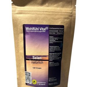 Selen, 120 Kapseln Nachfüllpack, von Wohlfühl Vital